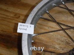 Yz125 Rear Wheel Hub Spokes Rim Complete 1990