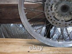 Yz125 Rear Wheel Spokes Rim Hub Complete 1995