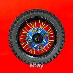 Yz85 Rear Wheel Complete 14 Rim Genuine Oem Yamaha Yz 80 (93-01) Yz 85 (02-22)