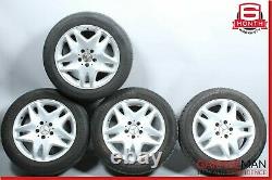 00-06 Mercedes W220 S430 Cl500 Complete Front & Rear Wheel Tire Rim Set R17 Oem