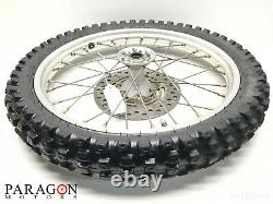 02#6 96-08 Honda Cr80 Cr85 Cr 80 85 Complete Front Wheel Rim Tire Hub 17