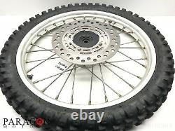 02#6 96-08 Honda Cr80 Cr85 Cr 80 85 Complete Front Wheel Rim Tire Hub 17