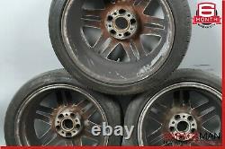 03-08 Mercedes R230 Sl500 Brabus Monoblock VI Wheel Tire Rim Ensemble De 4 Pc R18 Oem