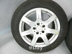03-09 Mercedes W211 E320 Complete Front & Rear Wheel Tire Rim Set Oem