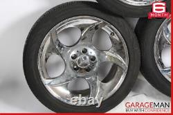 03-12 Mercedes R230 SL500 Ensemble complet de roues pneus jantes 8.5 x 9.5 R18 OEM