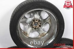 03-12 Mercedes R230 SL500 Ensemble complet de roues pneus jantes 8.5 x 9.5 R18 OEM