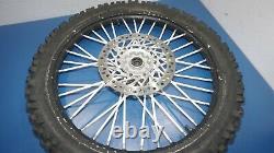 04 2004 Crf250x Roue Avant Rim Roue Rotor Hub Assemblage Complet