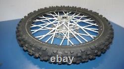 04 2004 Crf250x Roue Avant Rim Roue Rotor Hub Assemblage Complet