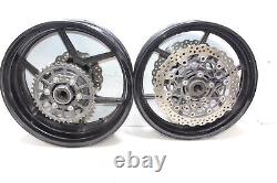 08-10 Kawasaki Zx10r Zx10 Roues Avant Arrière Jantes Disques Pignon