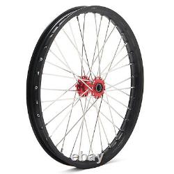 19 + 16 Roues Complètes Jantes Moyeux Rouges pour Vélo Électrique Talaria Sting & XXX MX