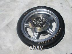 1978 1982 Cbx1000 Complet Front Wheel Rim 3.50h18, Sprocket, Disc's Et Tire