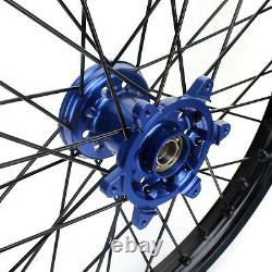 21 18 MX Complete Wheels Rims Hubs Pour Yamaha Yz250f Yz450f Yzf 250 450 09-13