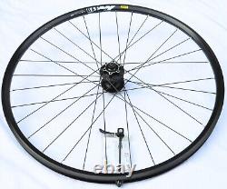 29 Roue avant Mavic 6 Boulons Disque Moyeu Deore Libération Rapide XM119 Jante Noire