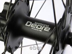 29 Roue avant Mavic 6 Boulons Disque Moyeu Deore Libération Rapide XM119 Jante Noire