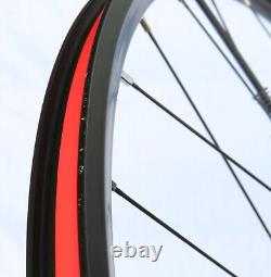 29 Roue avant Mavic 6 Boulons Disque Moyeu Deore Libération Rapide XM119 Jante Noire