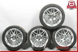 90-02 Mercedes R129 Sl500 Complete Set Wheel Tire Rim De 4 Aftermarket Advanti