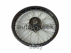 Adapté pour Royal Enfield Classic 350 500 Jante Avant Modèle Frein à Disque Complet