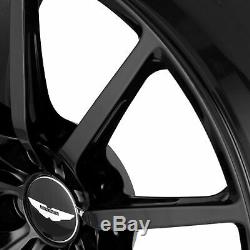 Aston Martin V12 Vantage S Complet Roues En Alliage Set Gloss Black Amr Utilisé