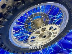 Crf450x Roue Arrière Complete DID Rim Tire Spokes Oem Stock Assembly Kit 18x2.15