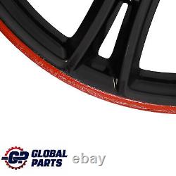 Ensemble complet de 4 jantes noires BMW F30 F31 F32 avec bande rouge Double Spoke 361 de 20 pouces