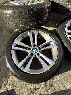 Ensemble complet de 4 roues jantes 18 pneus Double Rayons 397 Gris Ferrique pour BMW F30 F31 F32