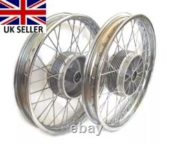 Ensemble complet de jantes de roue 18 pour Jawa 250 350 CW paire de roues à 36 rayons