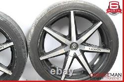 Ensemble complet de roues, pneus et jantes Mercedes S550 CL550 Lexani de 4 pièces 9Jx22 Aftermarket