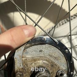 Ensemble de roues de vélo vintage 28 pouces jante Dunlop moyeux Sturmey Archer kit complet