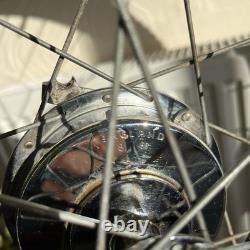 Ensemble de roues de vélo vintage 28 pouces jante Dunlop moyeux Sturmey Archer kit complet