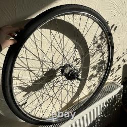 Ensemble de roues de vélo vintage 28 pouces jante Dunlop moyeux Sturmey Archer kit complet