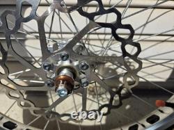 Essai des roues complètes ZHI de 20 pouces, disque avant, arrière, frein à jante, disque ECHO