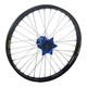 Haan Roue Avant Compl&egrave;te Pour Ktm/husq/gas -25 Jante Noire / Moyeu Bleu 21 X 1.60