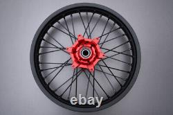 Jante arrière de roue tout-terrain rouge complète HONDA CRF 450 RX ENDURO 2022-2024 2,15x19