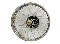 Jante arrière vintage 19 complète avec moyeu à demi-largeur pour Royal Enfield