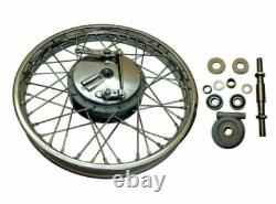 Jante avant complète de 19 pouces pour Royal Enfield, 40 trous avec plaque de tambour ECs