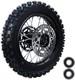 Jante Complète De Roue Arrière De Moto Tout Terrain 12 Avec Tube Et Pneu 80/100-12 3.00-12 Axe 12-15mm