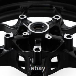 Jante complète de roue avant pour Yamaha YZF R3 YZF-R3 RH07 RH12 2015 2022 Noir E2