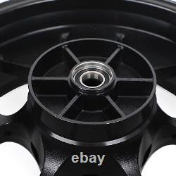 Jante de roue arrière complète adaptée pour Honda CBR 1000 RR SC59 2008-2016 Noir B2.