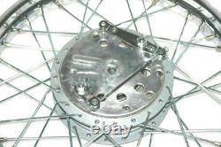 Jante de roue avant avec moyeu à tambour léger complet de 7'' poli, s'adapte pour BSA RE