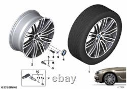 Jante en alliage léger d'origine BMW Orbit Grey 8J 19 ET 30 pour G30 36117855083