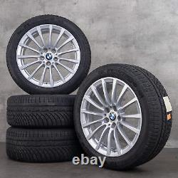 Jantes BMW 18 pouces Série 5 G30 G31 style 619 avec pneus hiver, roues complètes.