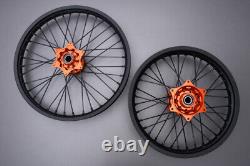 Jantes avant + arrière complètes Enduro KTM EXCF 250 EXC-F 2008-2010 21/18