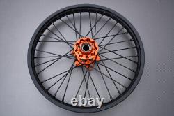 Jantes avant + arrière complètes Enduro KTM EXCF 250 EXC-F 2008-2010 21/18