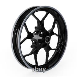 Jantes avant et arrière noires complètes pour Yamaha YZF-R3 YZF R3 2015-2022 NEUVES