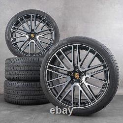 Jantes complètes d'été originales Porsche de 21 pouces design Macan III 911 Turbo