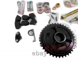 Jantes de roue avant et arrière de largeur demi pour Royal Enfield + ensemble complet de freins