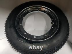 Kit de roue complet avec tube en caoutchouc et jante en chrome 3 50 10 Piaggio Ape 50