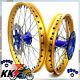 Kke 21 19 Complete Cast Wheels Set Fit Yamaha Yz125 Yz250 1999-2016 Gold Rims