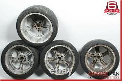 Mercedes W203 C230 C320 Clk350 Staggered R17 Wheel Tire Rim Set 7.5x8.5 Chrome