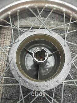 Moto Guzzi Stornello 125 160 Roue Arrière Complète Jante Moyeu Tambour de Frein Spindle